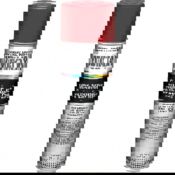 Enamel Spray Paint: Red, Gloss, 10 oz